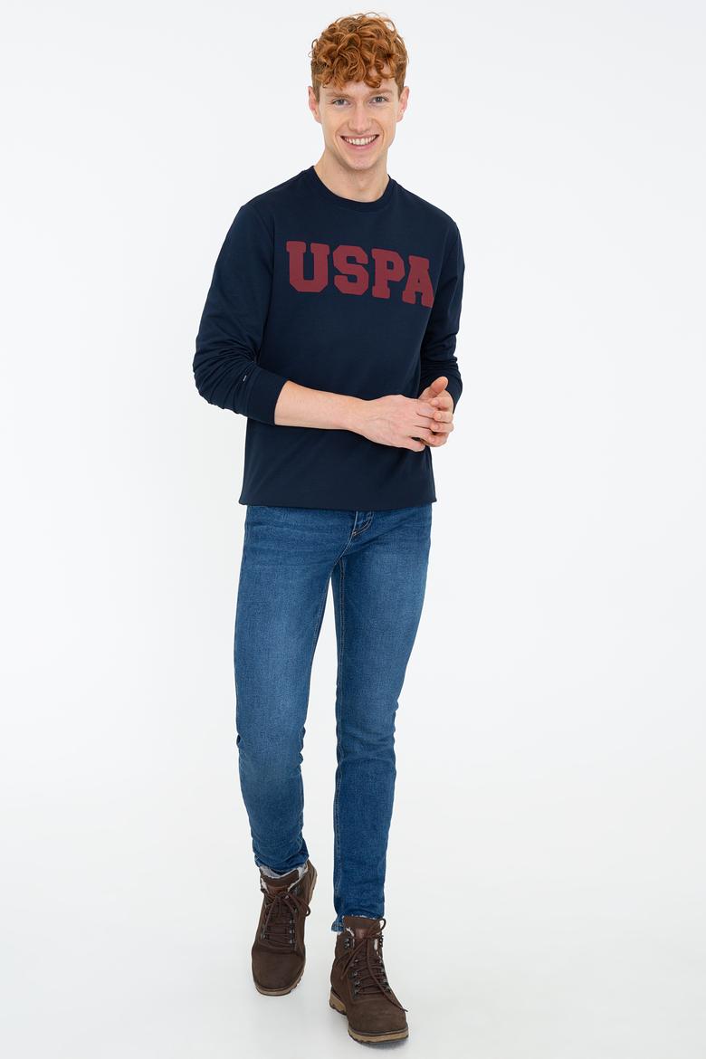 Erkek Lacivert Sweatshirt Basic - 50238100027