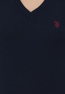 Kadın Lacivert Triko Kazak Basic - 50238141003