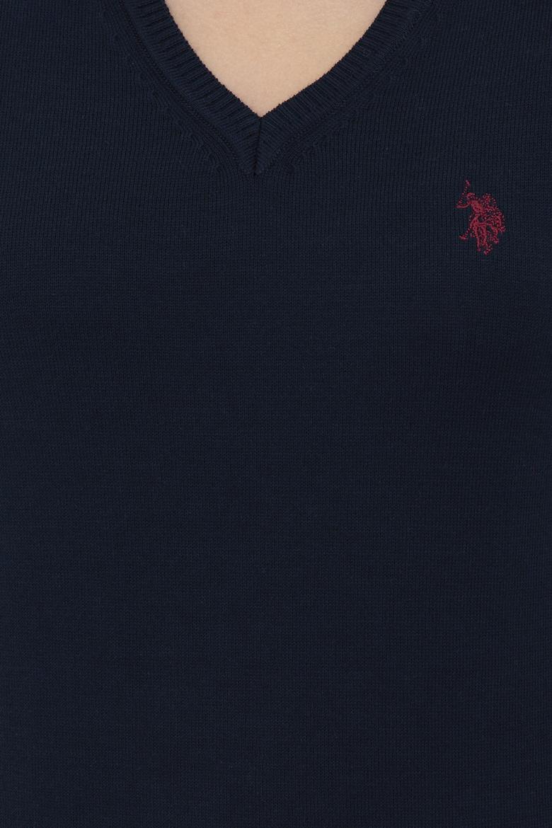 Kadın Lacivert Triko Kazak Basic - 50238141003