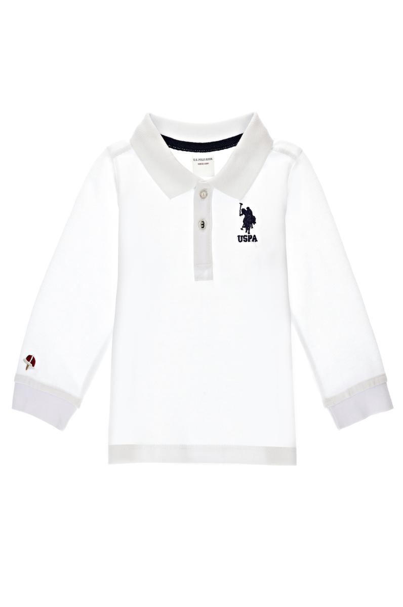 Erkek Çocuk Beyaz Basic Sweatshirt