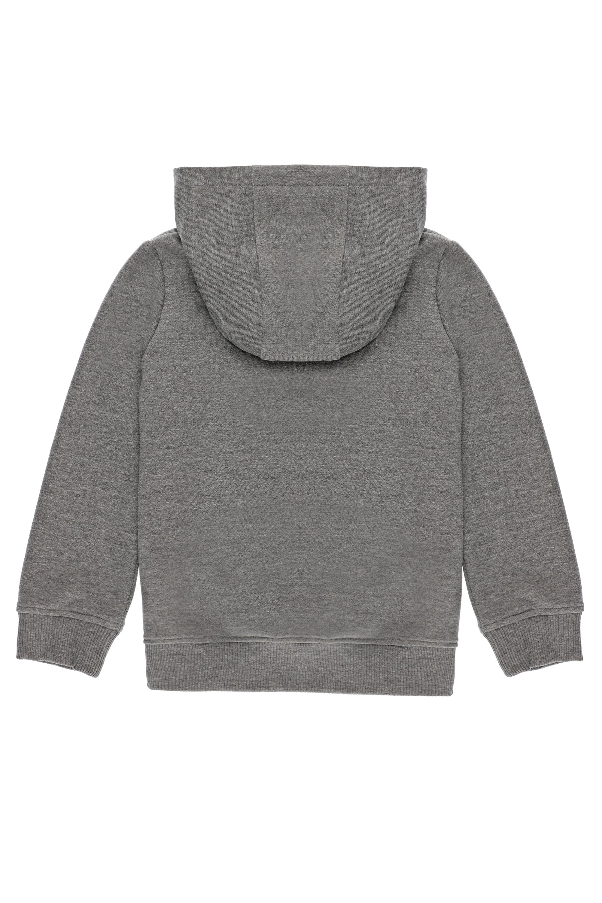 Çocuk Gri Melanj Sweatshirt Basic - Image 2