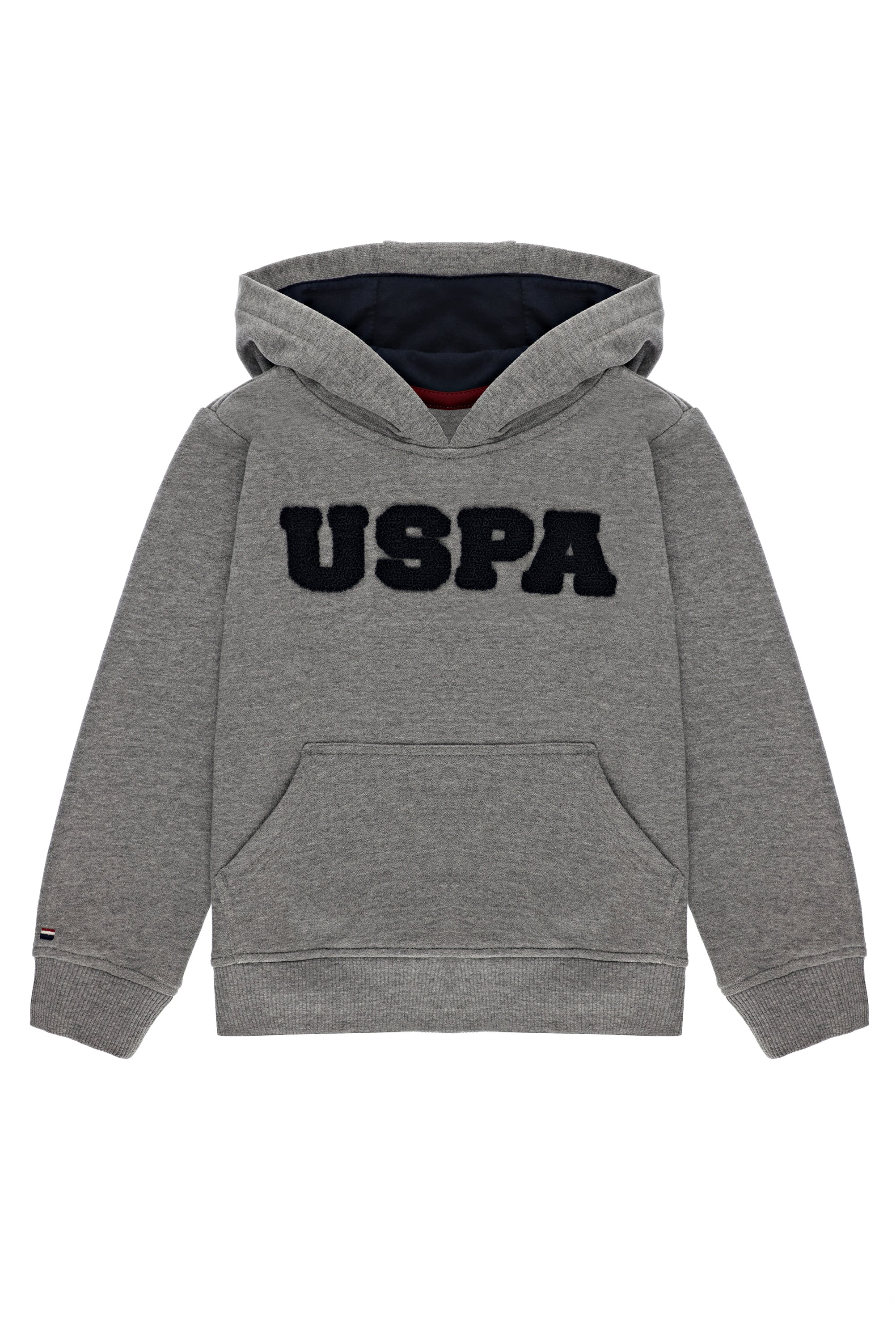 Çocuk Gri Melanj Sweatshirt Basic - Image 1