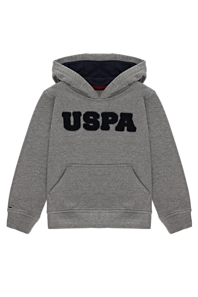 Çocuk Gri Melanj Sweatshirt Basic