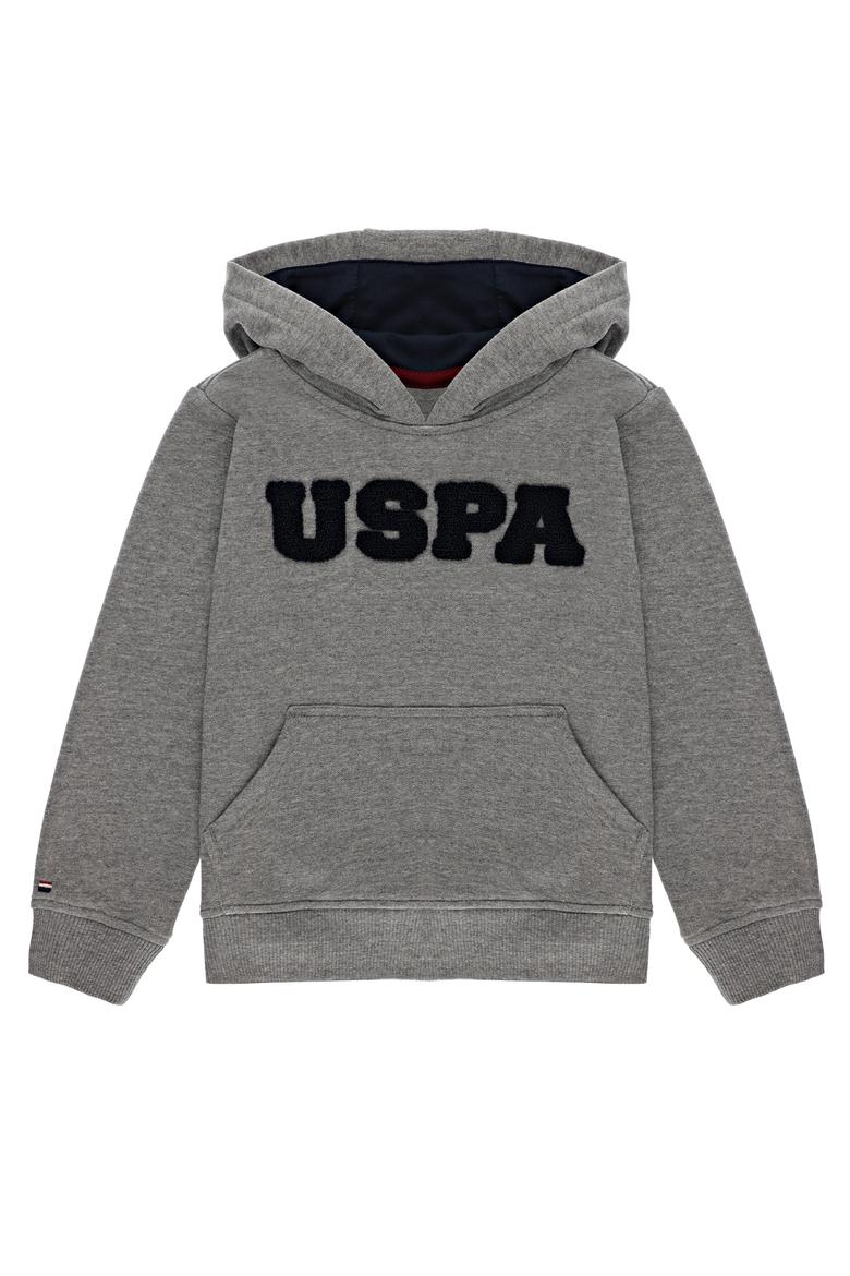 Çocuk Gri Melanj Sweatshirt Basic