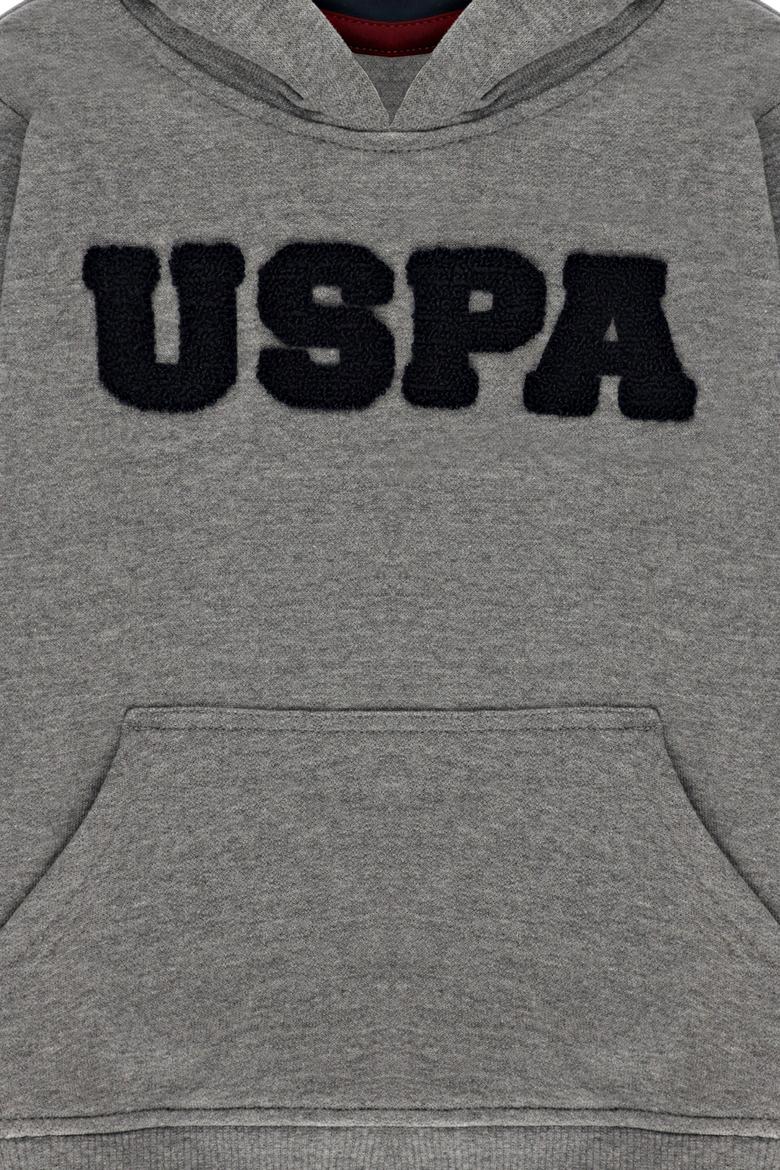 Çocuk Gri Melanj Sweatshirt Basic - 50236956056