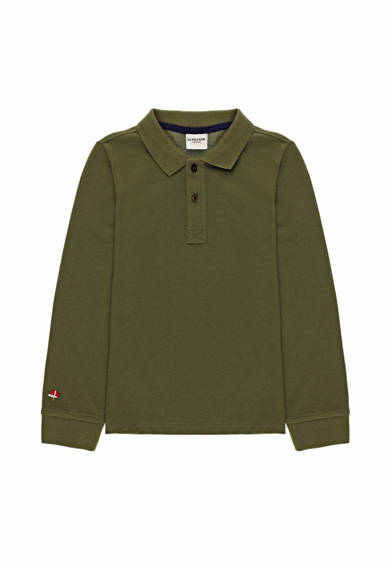 Çocuk Yeşil Sweatshirt Basic