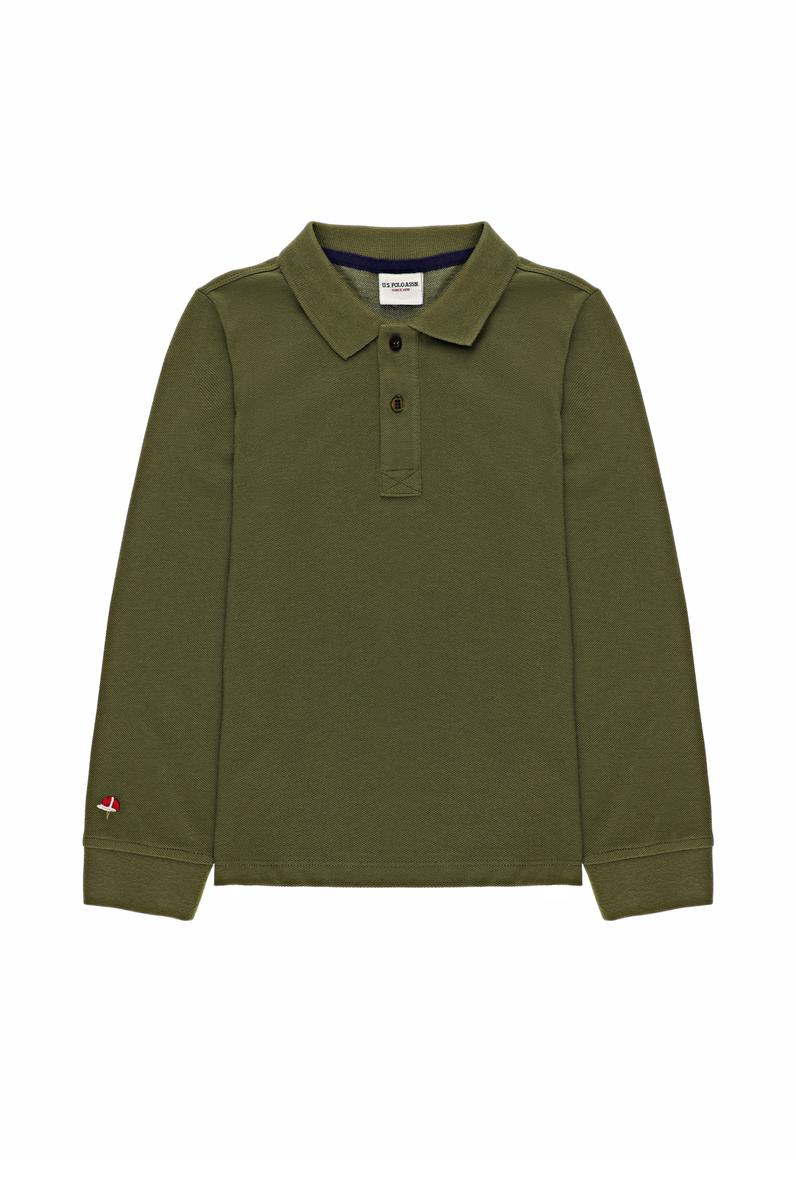 Çocuk Yeşil Sweatshirt Basic