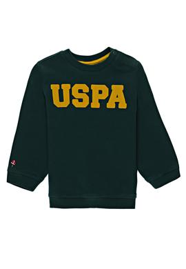 Erkek Çocuk Koyu Yeşil Basic Sweatshirt - 50231925077