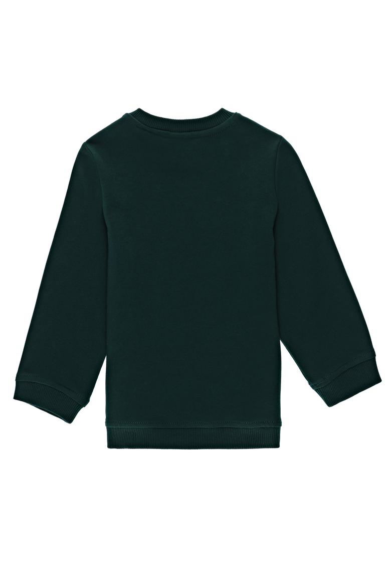 Erkek Çocuk Koyu Yeşil Basic Sweatshirt - 50231925077
