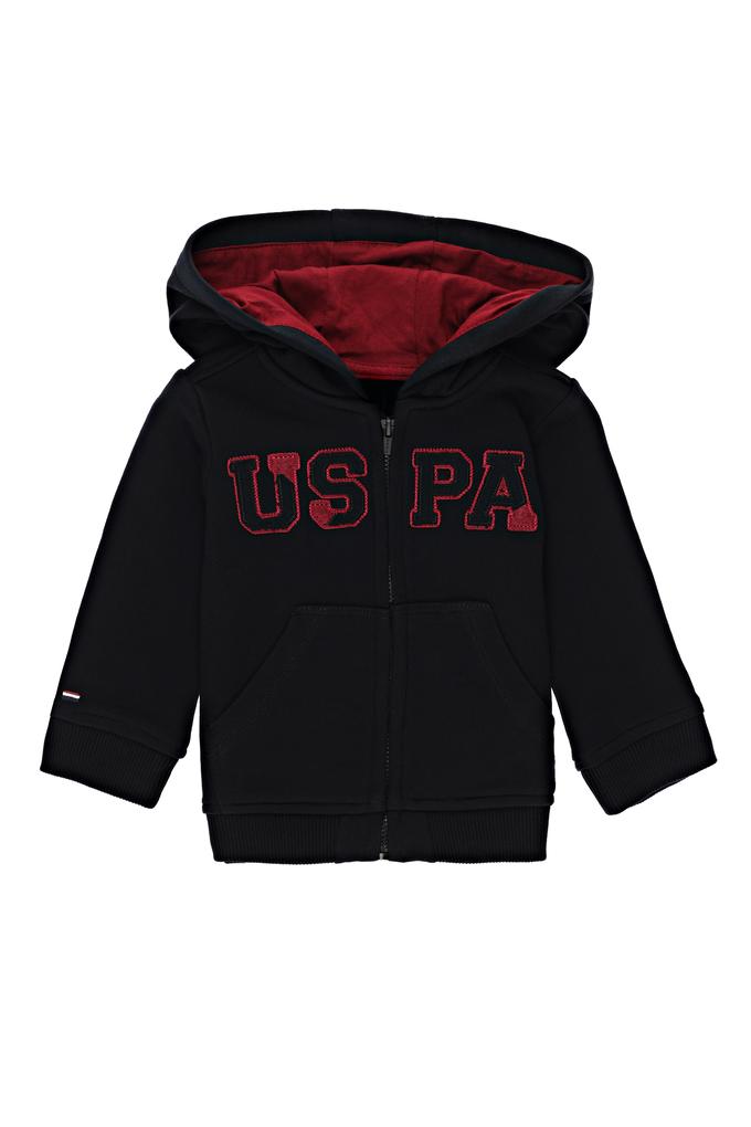 Erkek Çocuk Siyah Basic Sweatshirt