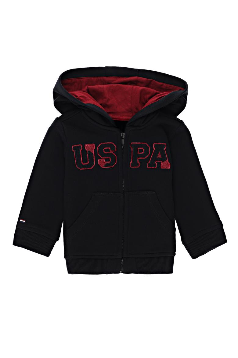 Erkek Çocuk Siyah Basic Sweatshirt