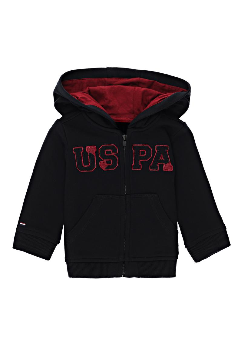 Erkek Çocuk Siyah Basic Sweatshirt