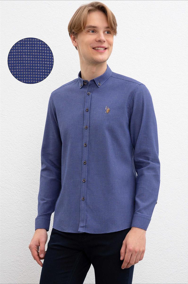 Erkek Lacivert Gömlek