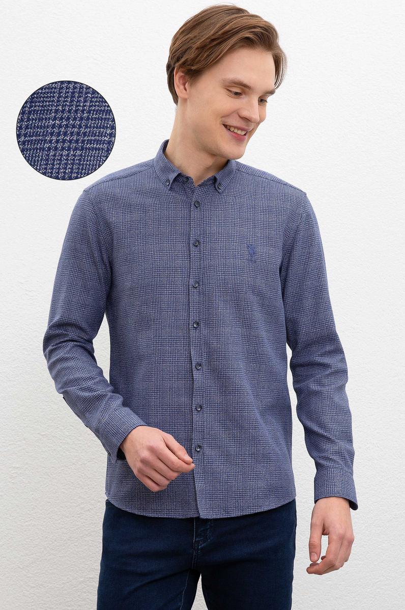 Erkek Lacivert Gömlek