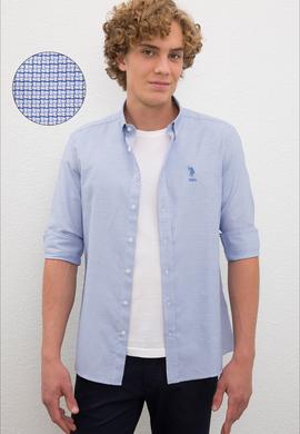 Erkek Mavi Gömlek Uzunkol - 50219605019