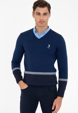 Erkek İndigo Kazak - 50205666015