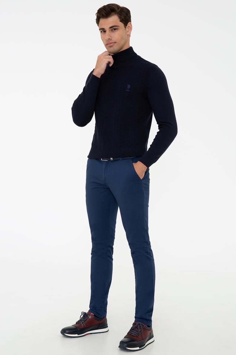 Erkek Koyu İndigo Chinos - 50206385038