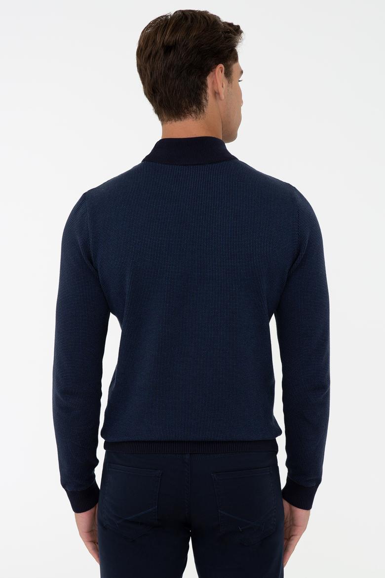 Erkek Lacivert Kazak - 50222944011