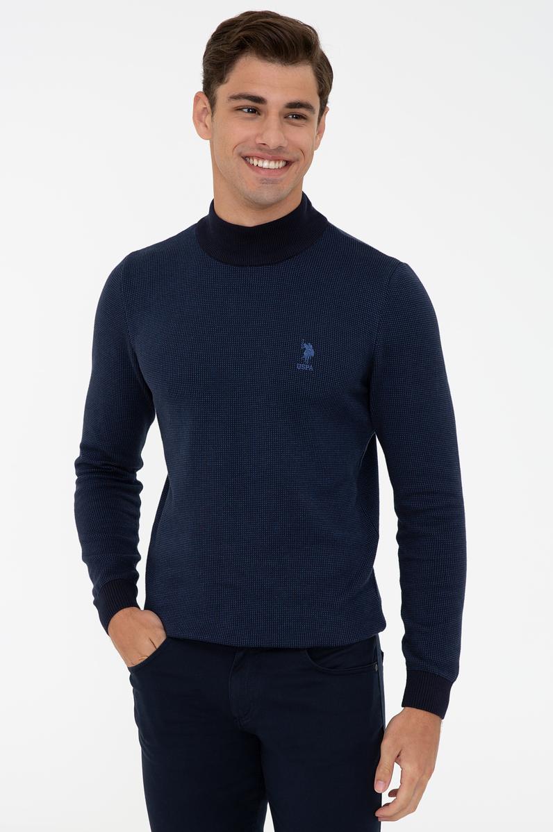 Erkek Lacivert Kazak