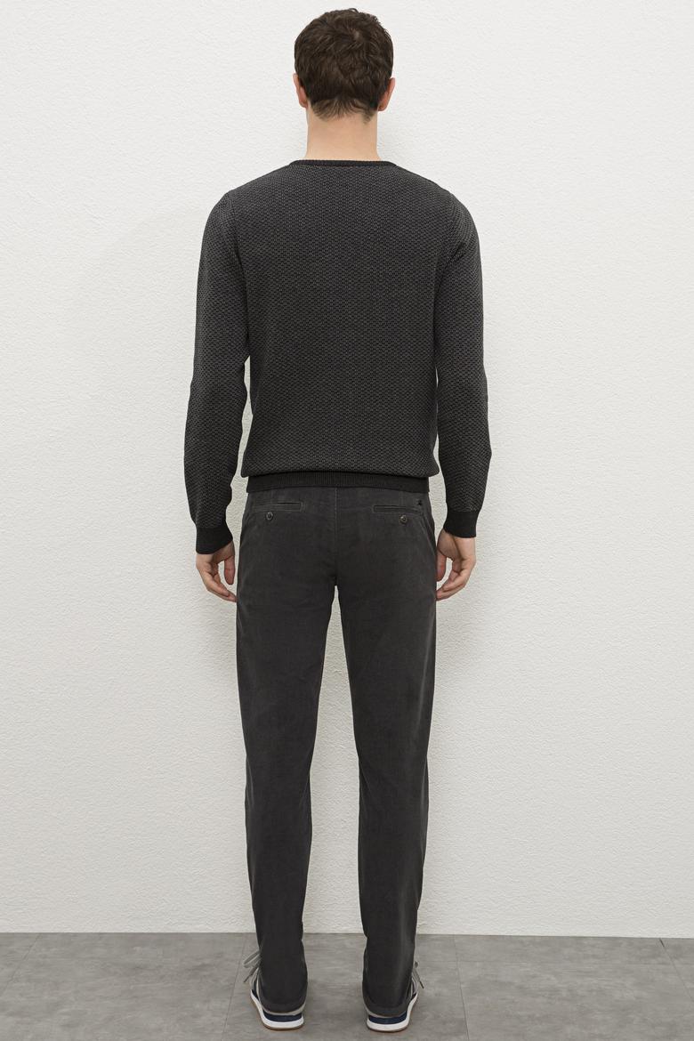 Erkek Antrasit Kanvas Pantolon - 50224769002