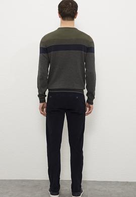 Erkek Lacivert Kanvas Pantolon - 50224769029