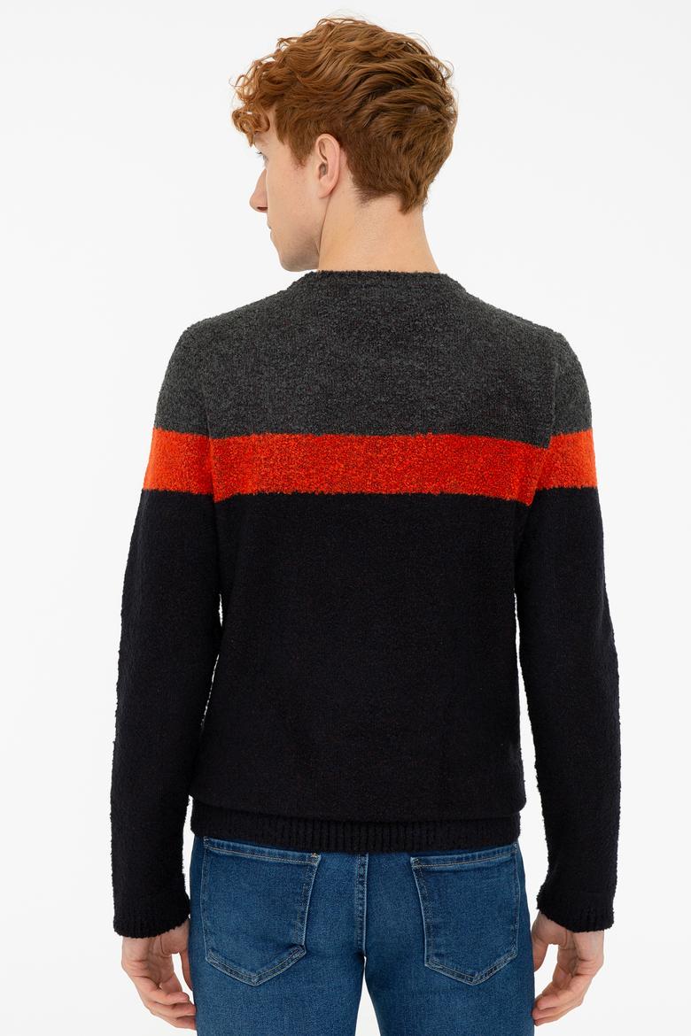 Erkek Lacivert Kazak - 50226813019