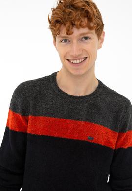 Erkek Lacivert Kazak - 50226813019