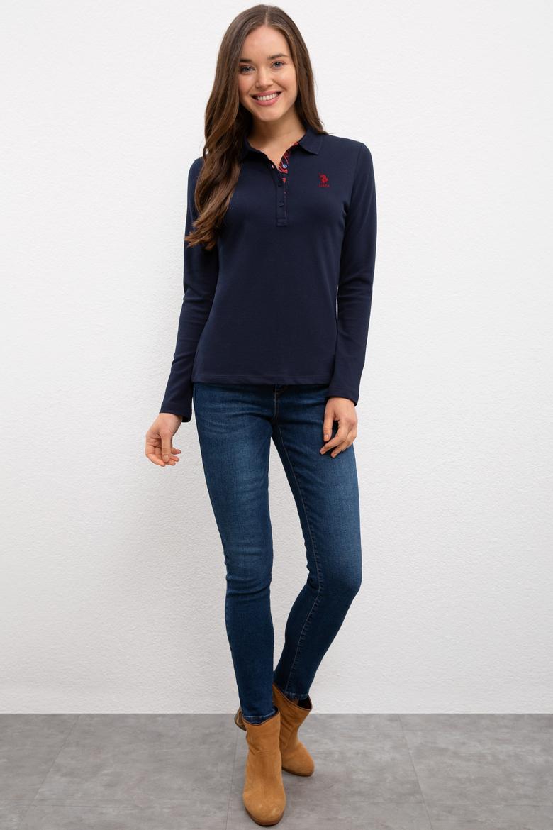 Kadın Lacivert Basic Sweatshirt - 50228465004