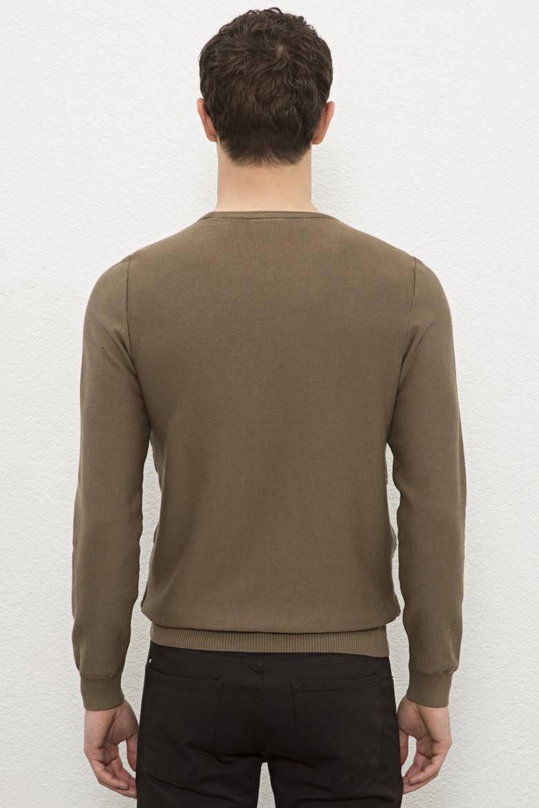 Erkek Kahverengi Kazak - 50228577014