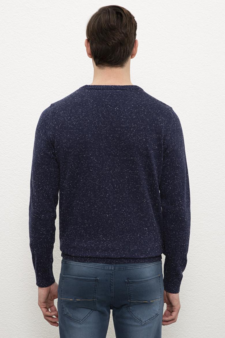 Erkek İndigo Kazak - 50228648023