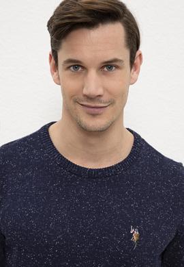 Erkek İndigo Kazak - 50228648023