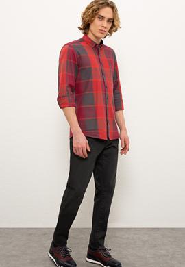 Erkek Gri Denim Pantolon - 50228851014