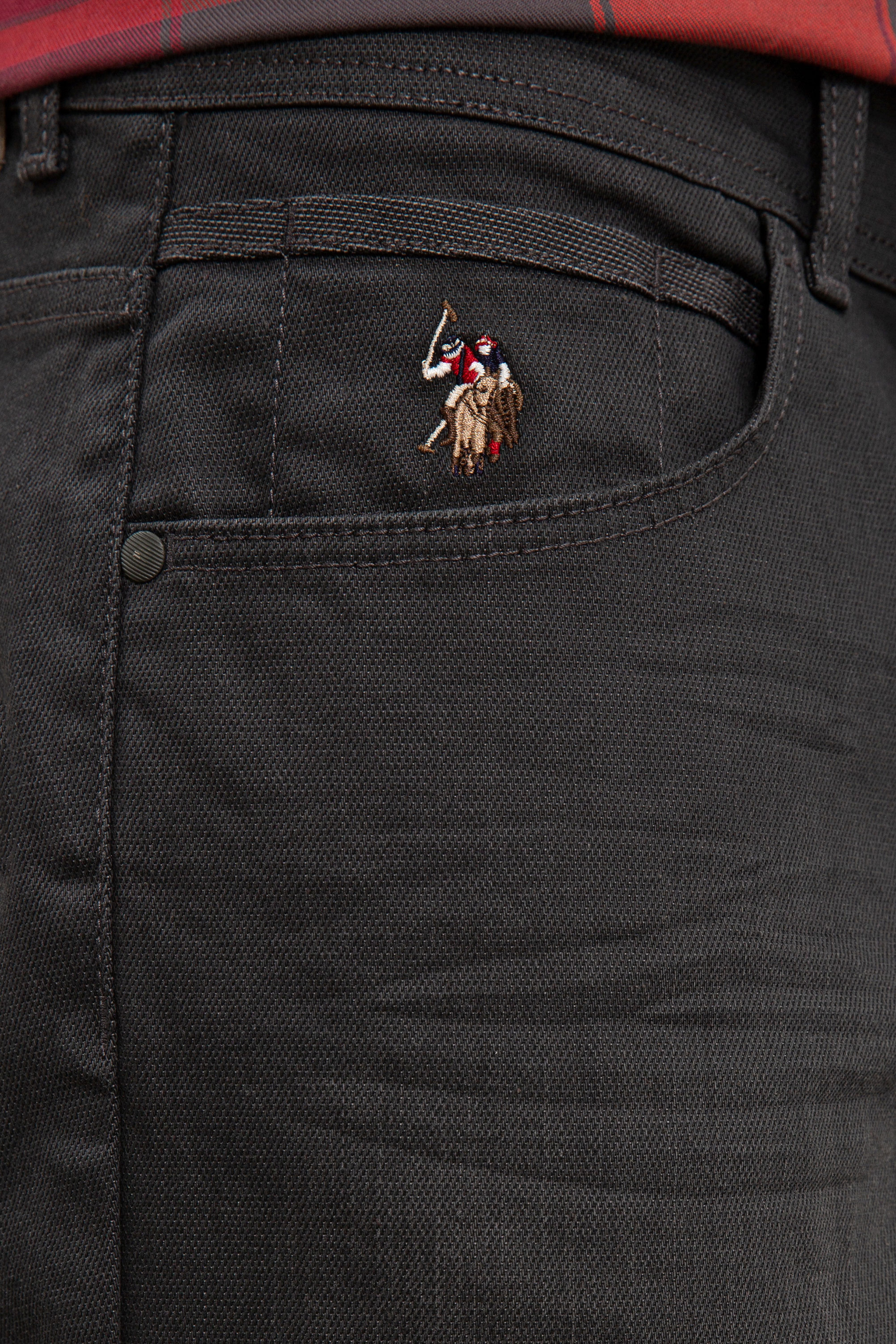 Erkek Gri Denim Pantolon - Image 4