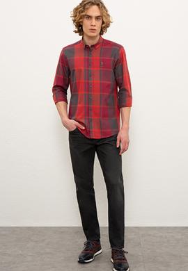 Erkek Gri Denim Pantolon - 50228851014