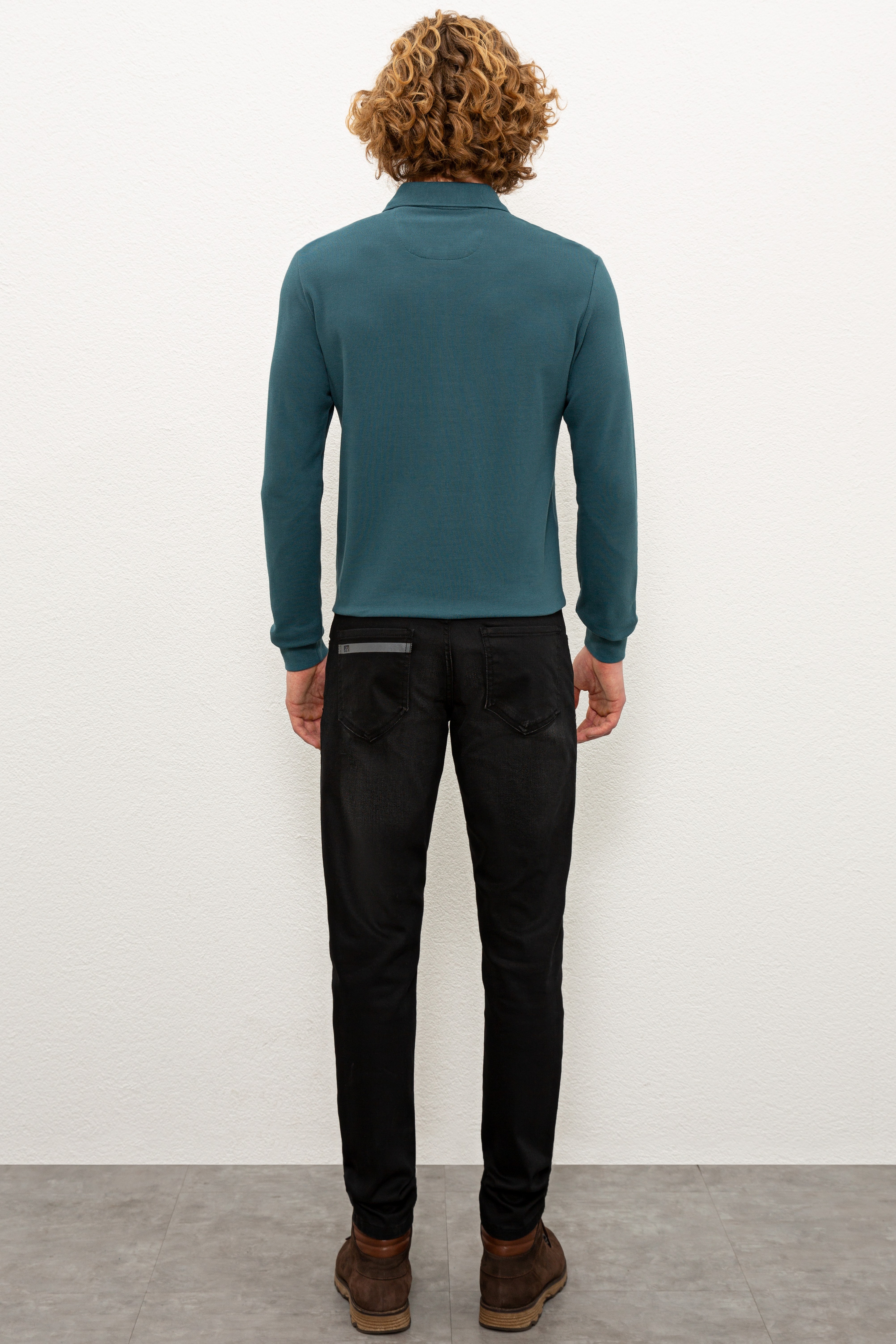 Erkek Siyah Denim Pantolon