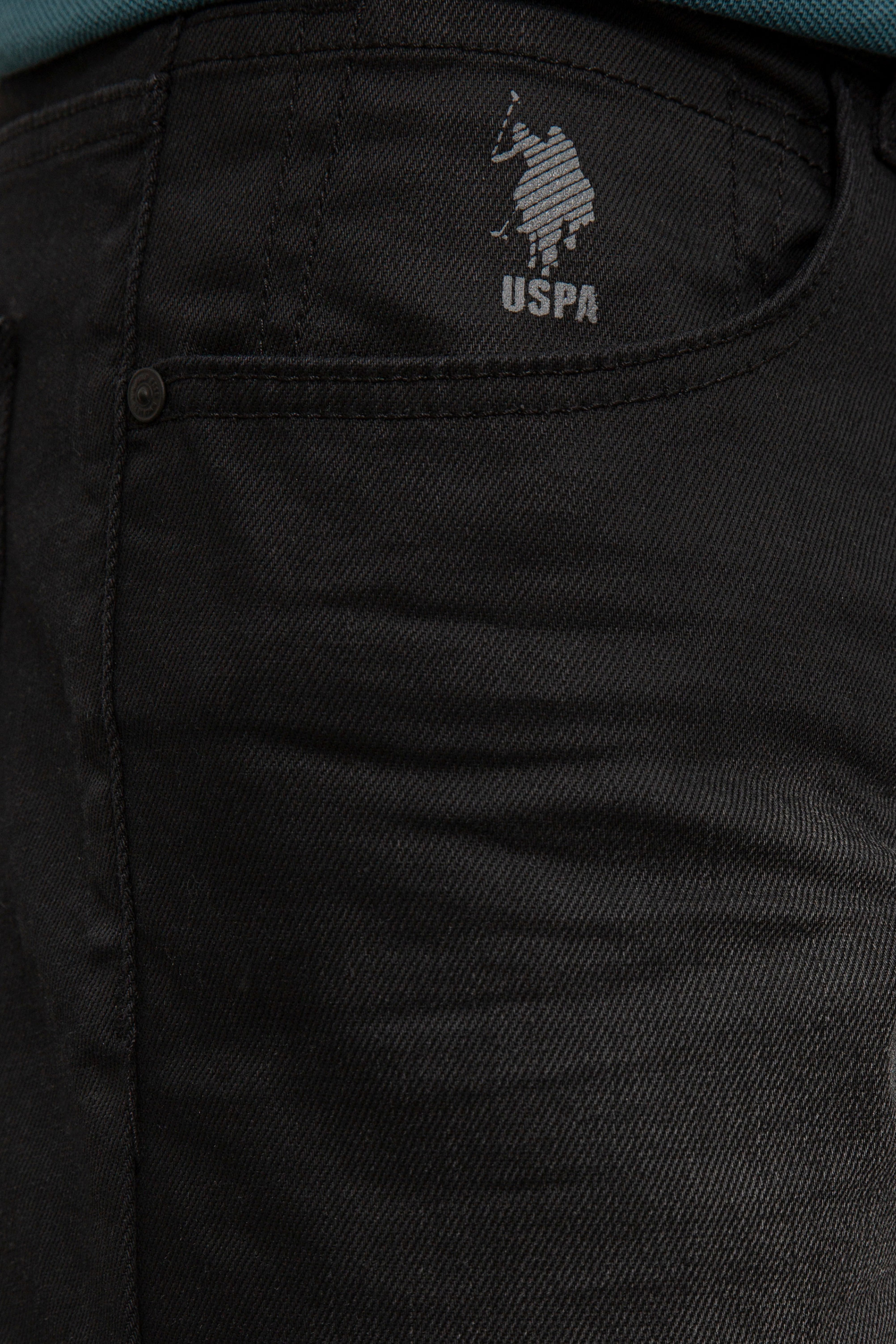 Erkek Siyah Denim Pantolon