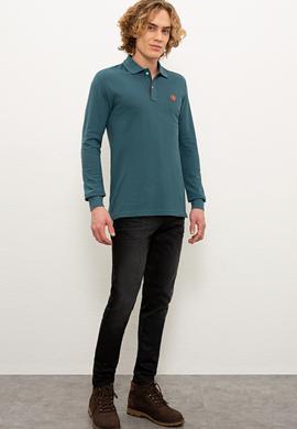 Erkek Siyah Denim Pantolon - 50229350016