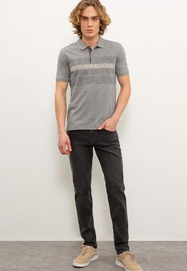 Erkek Mavi Denim Pantolon - 50229856041