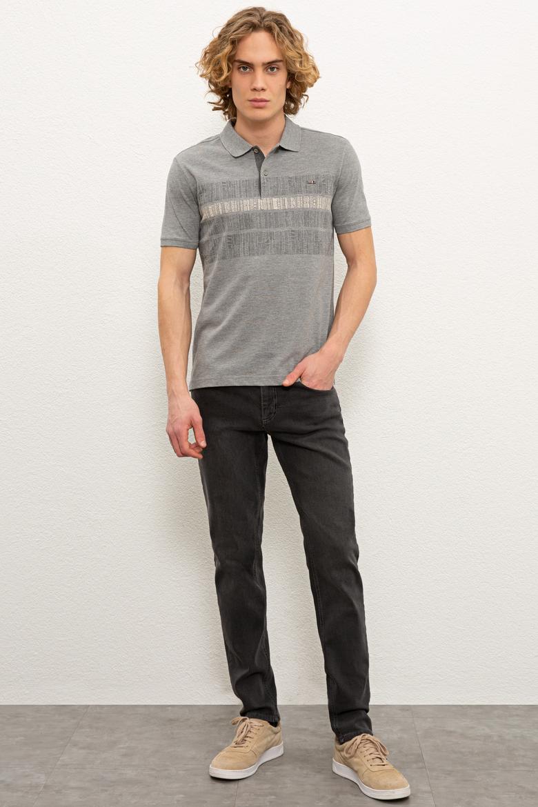 Erkek Mavi Denim Pantolon