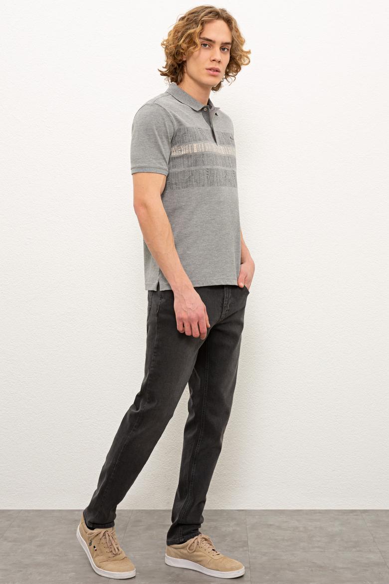 Erkek Mavi Denim Pantolon - 50229856041