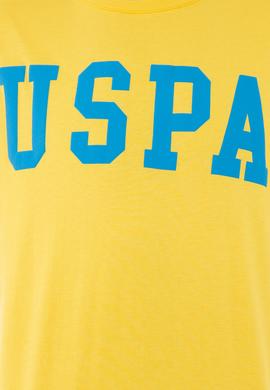 Erkek Açık Sarı Basic Bisiklet Yaka Tişört - 50232300178