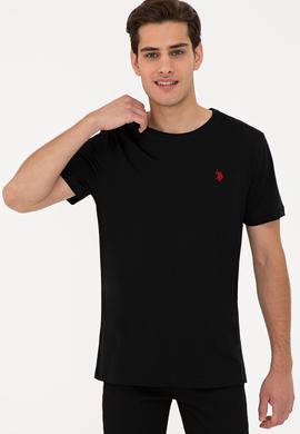 Erkek Siyah Basic Tişört - 50232306024