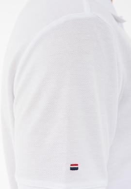 Erkek Beyaz Polo Yaka Basic T-Shirt - 50232311003