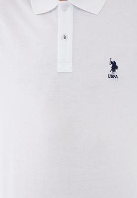 Erkek Beyaz Polo Yaka Basic T-Shirt - 50232311003