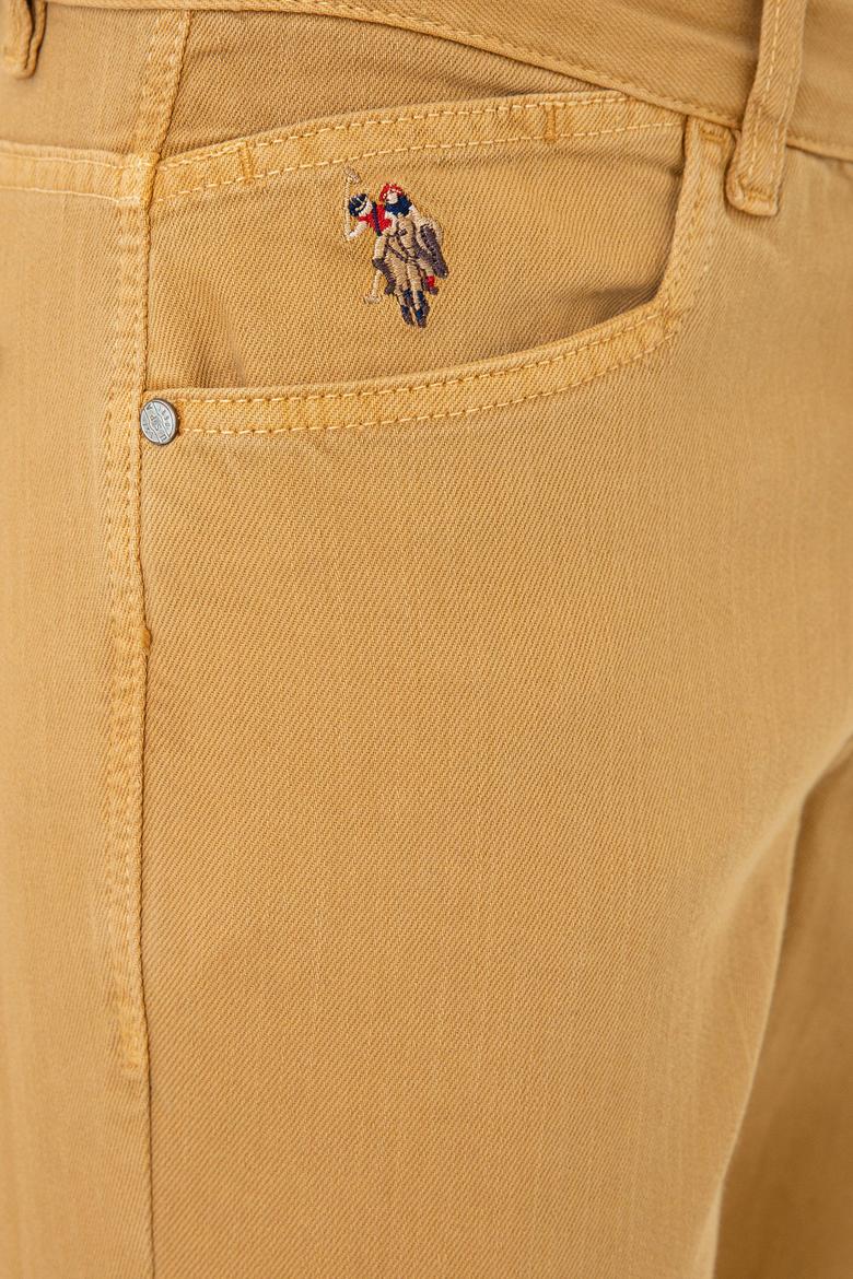 Erkek Hardal Kanvas Pantolon - 50232737021