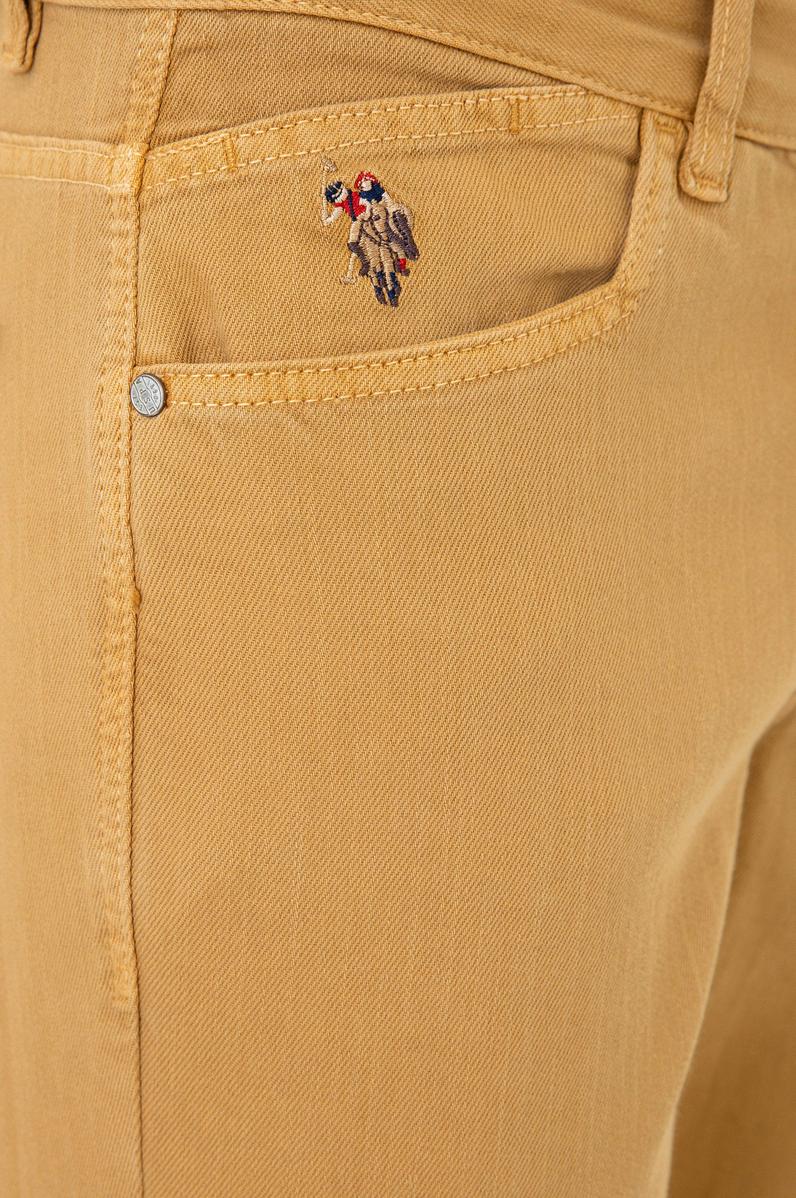 Erkek Hardal Kanvas Pantolon