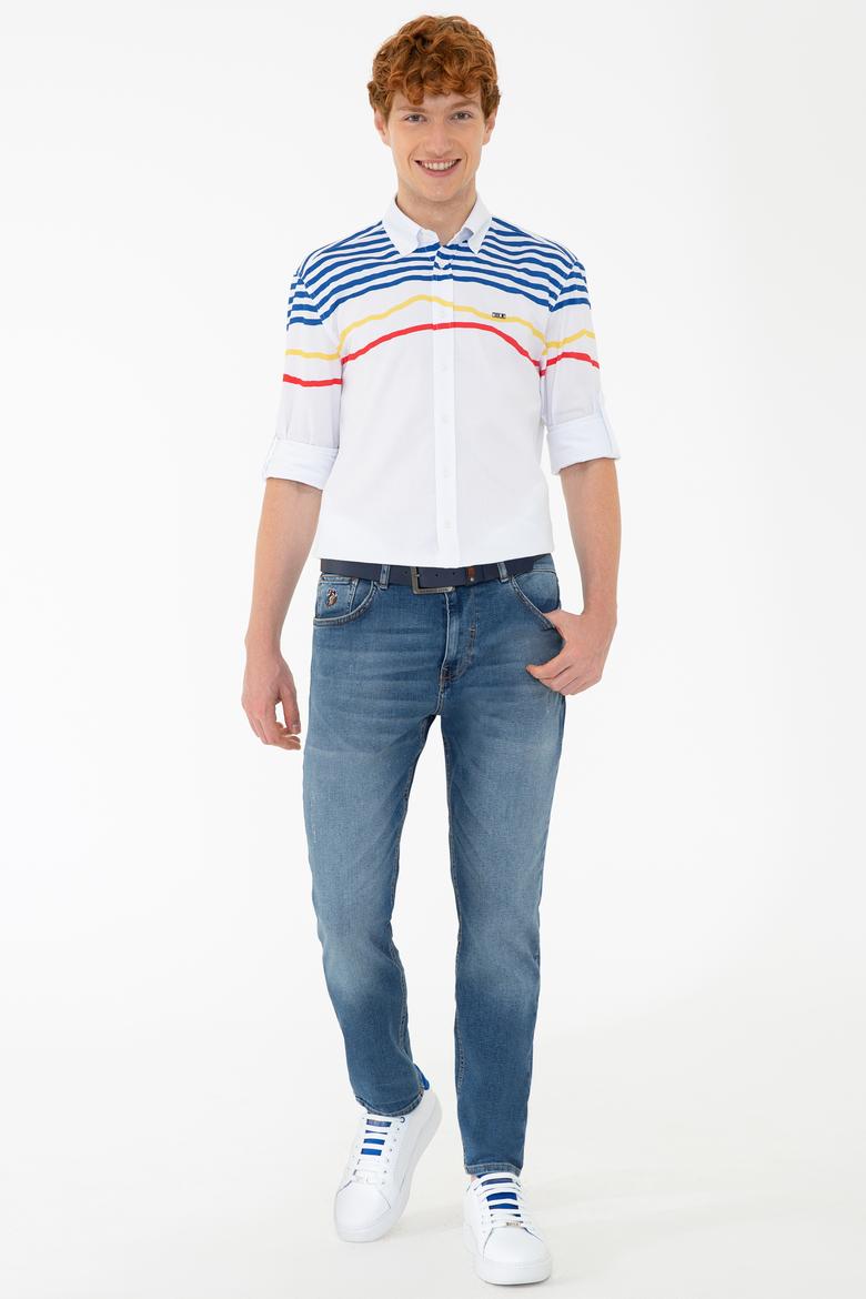 Erkek Beyaz Gömlek Uzunkol - 50232773001