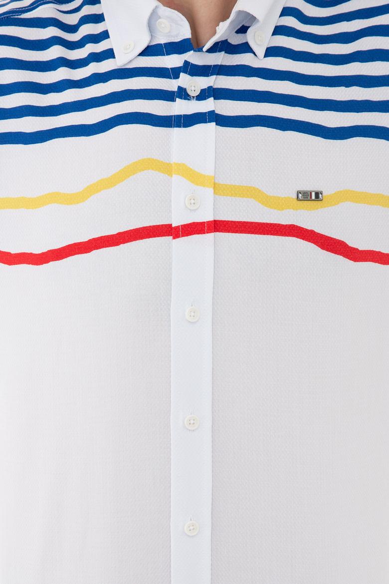 Erkek Beyaz Gömlek Uzunkol - 50232773001