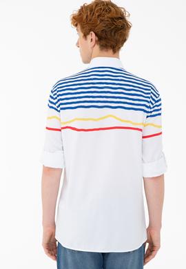 Erkek Beyaz Gömlek Uzunkol - 50232773001