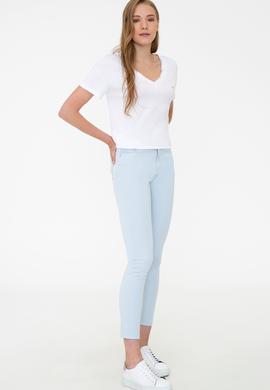 Kadın Açık Mavi Pantolon - 50234779027